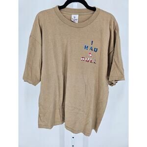 Vintage Clint Black Tee “I RAQ N ROLL” “PRAY FOR PEACE PREPARE FOR WAR” 2XL